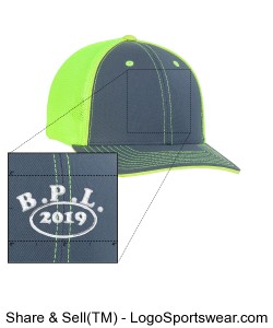 B.P.L. 2019 Flex Fit hat Design Zoom